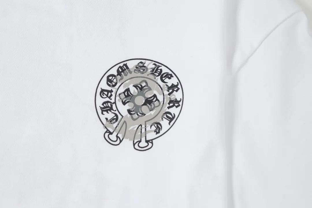 Chrome Hearts/ Logo Same Style T Versatile : White Size：XS~L
